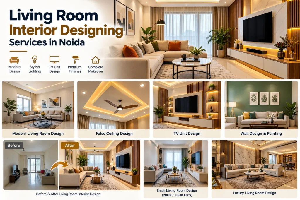 Livingroom Interior Designing Services